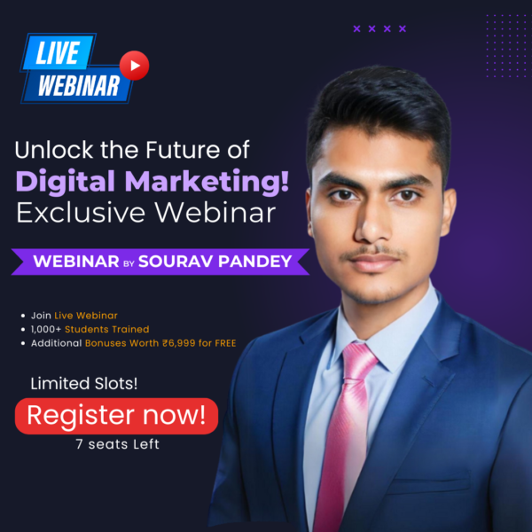 Digital Marketing!💸 Join Our Exclusive Webinar